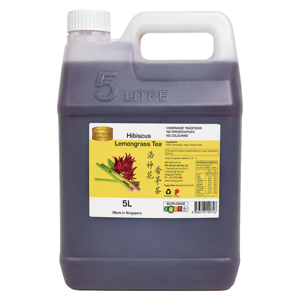 5L Hibiscus Lemongrass Tea (available now, contact our Sales Team for pricing)