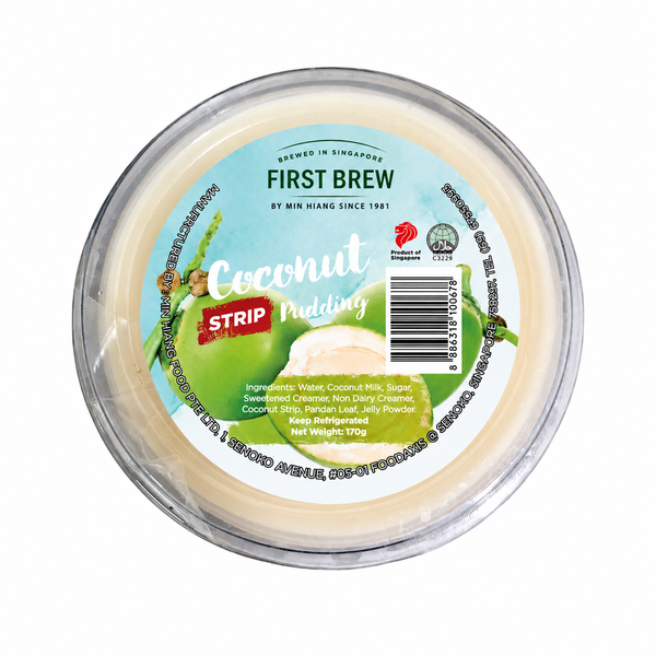 First Brew Coconut Strip Pudding