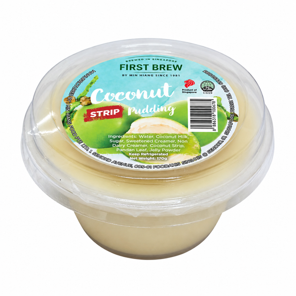 First Brew Coconut Strip Pudding