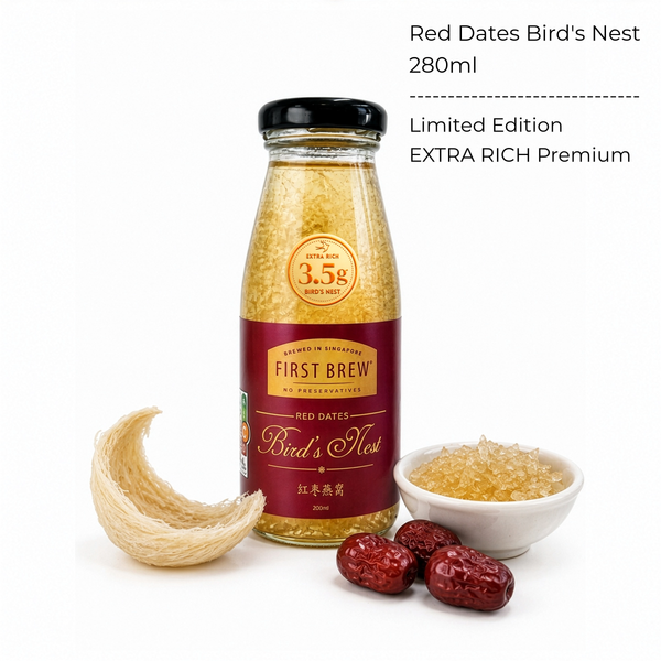 First Brew 3.5g Premium Red Dates Bird's Nest Gift Set (6 Bottles x 200ml)